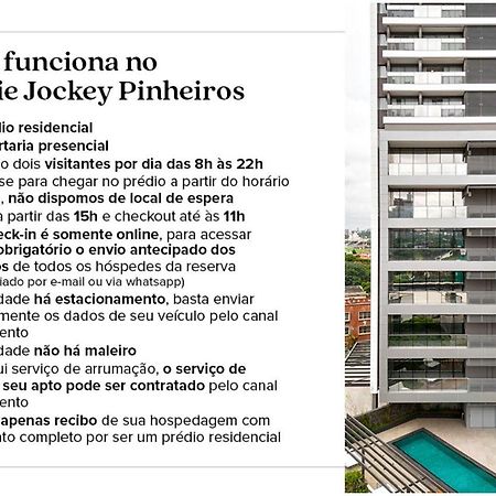 Charlie Jockey Pinheiros Apartment São Paulo Ngoại thất bức ảnh