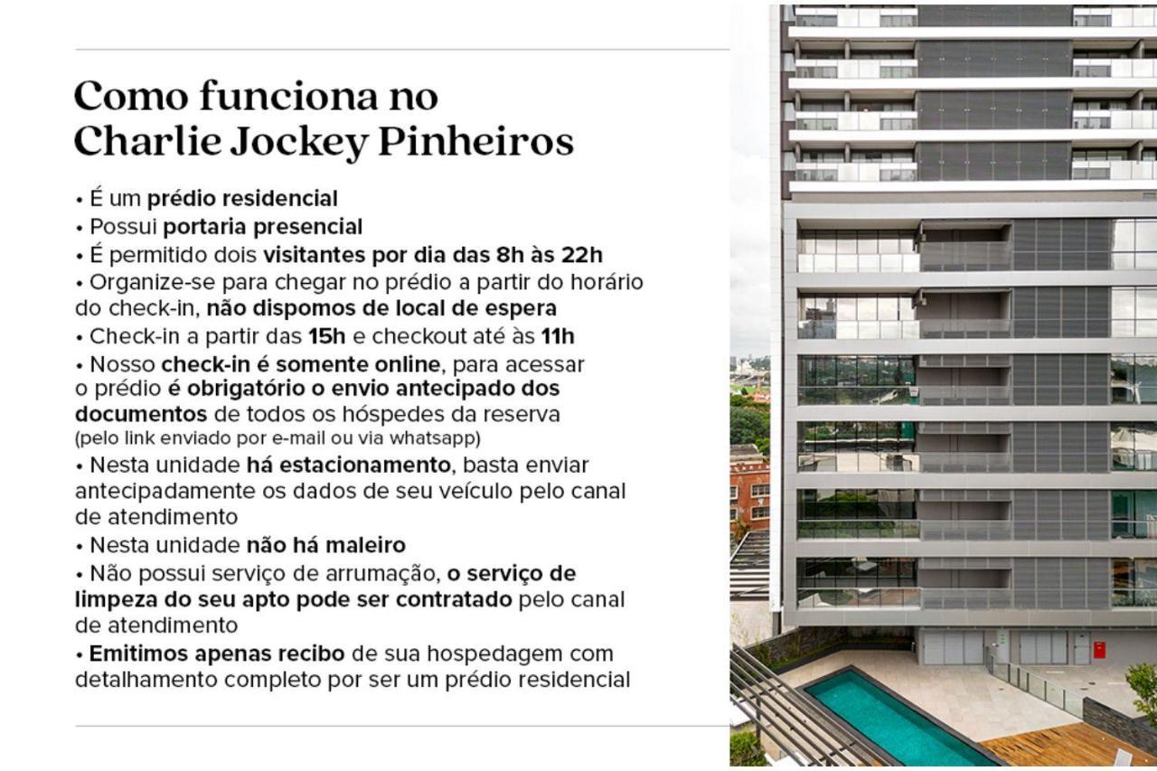 Charlie Jockey Pinheiros Apartment São Paulo Ngoại thất bức ảnh